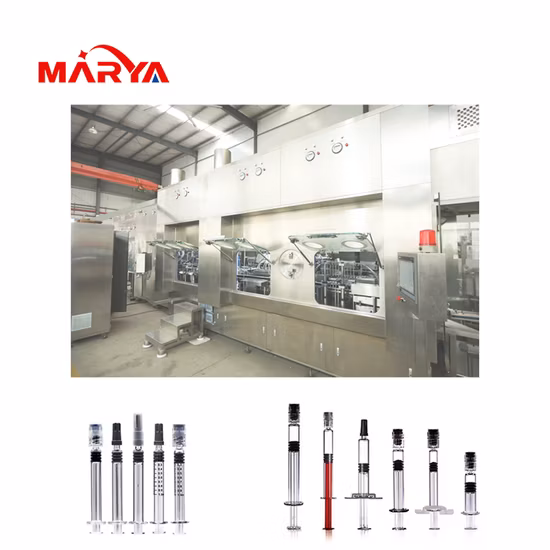 Shanghai Marya Pharmaceutical Pfs Machine Pre-Filled Plastic Syringe Filling Stoppering Production Line