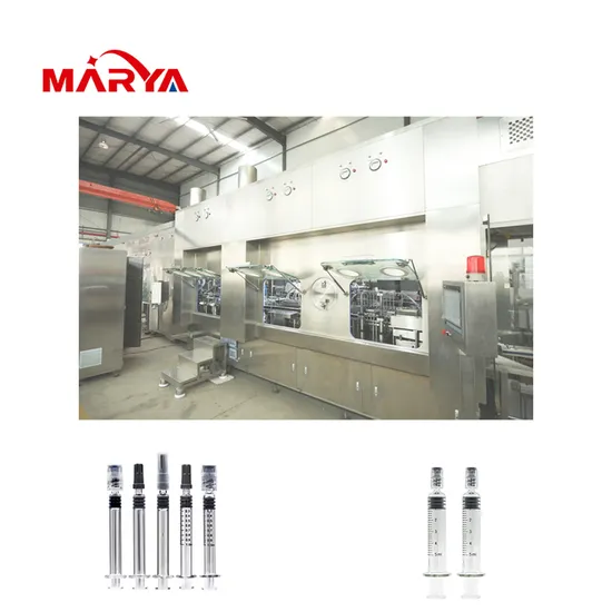 Shanghai Marya Pharmaceutical Pfs Machine Pre-Filled Plastic Syringe Filling Stoppering Production Line