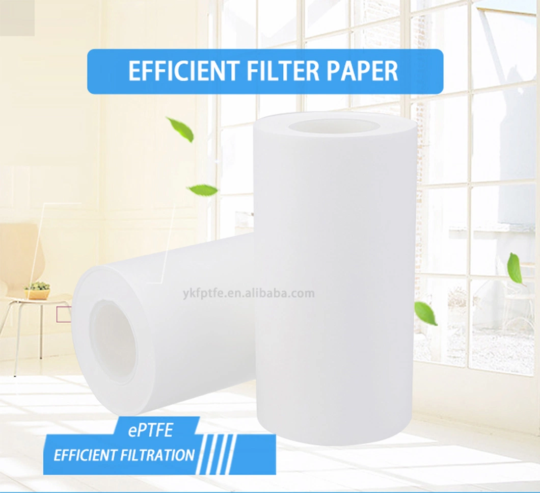 UNM Breathable Waterproof ePTFE FFU Media Clean Room H14 PTFE High Efficiency Filtration Material