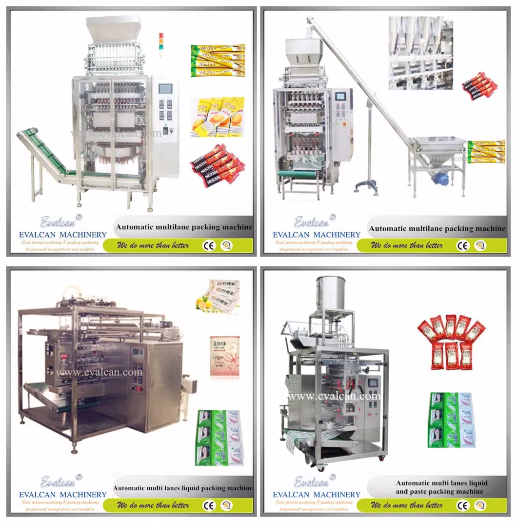 Automatic High Quality Multiline Stick Packing Machinery for Coffee, Sugar, Salt