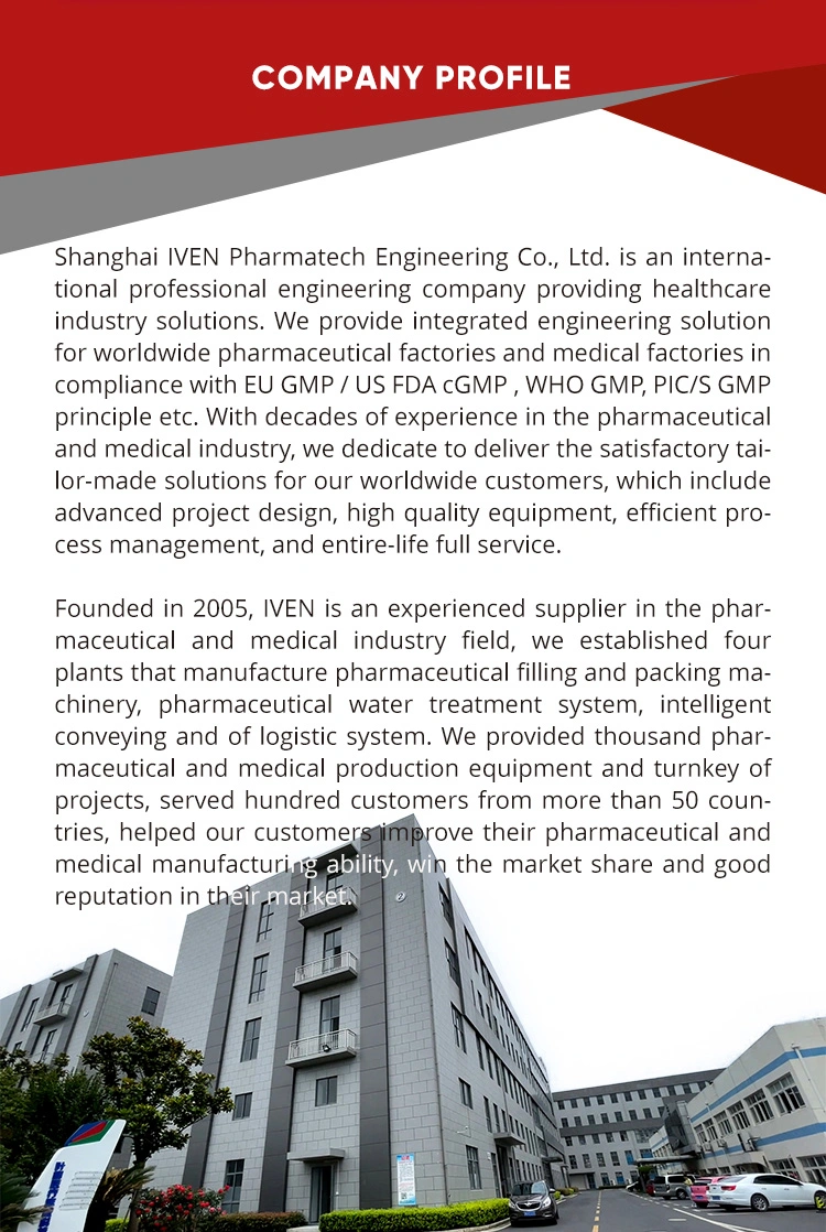 Intelligent Glass Small Bottle Vial Filling Capping Production Line/ High Production Vial Making Equipment/Glass Vial Washing Machine