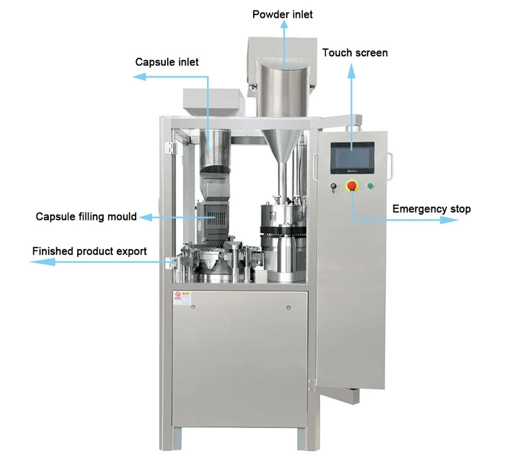 Njp-1200 Pharmaceutical Electronic Fully Automatic Empty Hard Capsule Filler Machinery