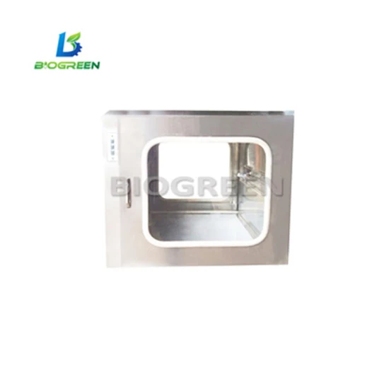 Purification Clean Room Cleanroom Equipment of Stainless Steel Pass Box with Electronic Interlocking