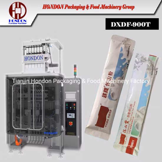 Automatic Multi Lanes Stick Sachets Pouch Coffee Powder Filling and Sealing Packing Machine