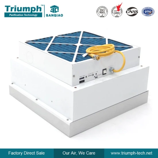 Cleanroom Fan Filter Unit Bfu Clean Room Power Filter Systems Clean Room Industry Class 100 Air Purification System Dsx